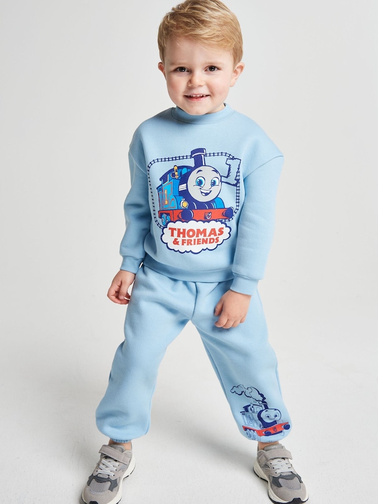 Brand Threads Blue Thomas & Friends Joggers Set - Image 1 of 6