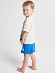 Brand Threads Blue Iron Man & His Awesome Friends Pyjamas Set - Image 2 of 6