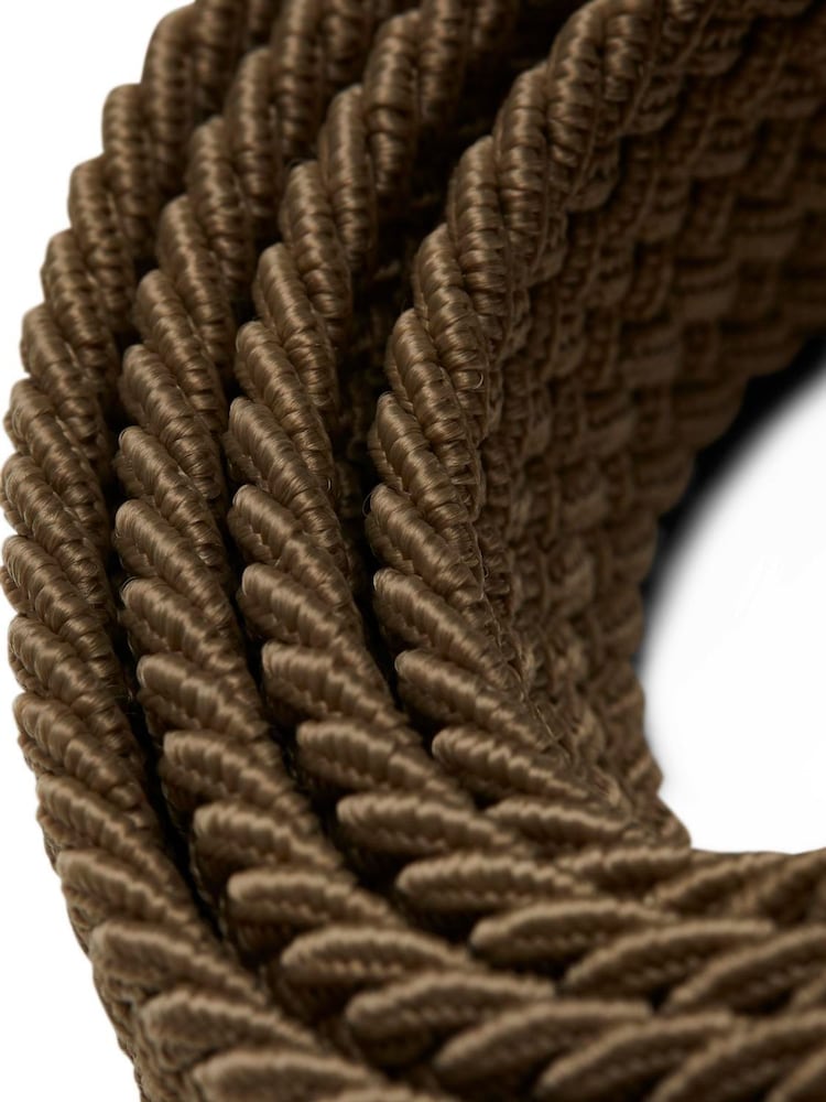 JACK & JONES Brown Woven Belt - Image 6 of 6