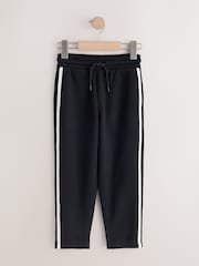 Black Tapered Regular Stripe Joggers (3-16yrs) - Image 1 of 4