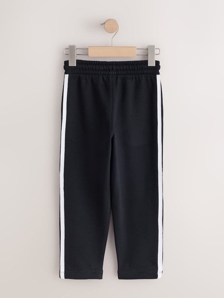 Black Tapered Regular Stripe Joggers (3-16yrs) - Image 2 of 4