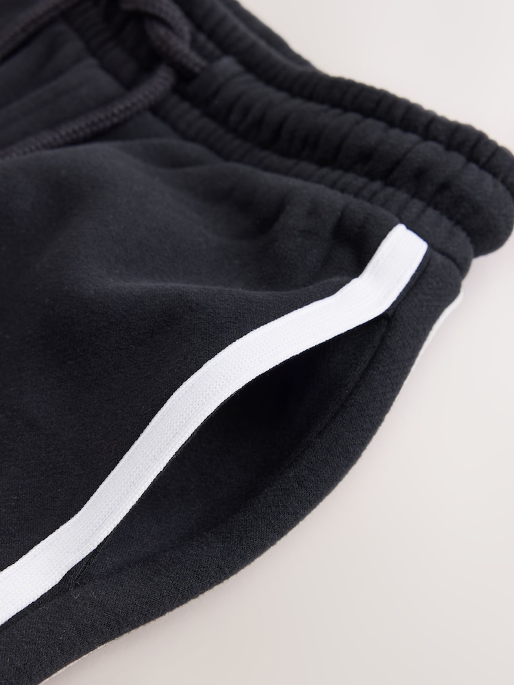 Black Tapered Regular Stripe Joggers (3-16yrs) - Image 4 of 4