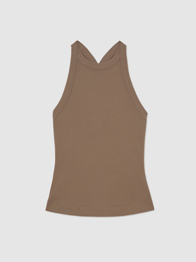 Reiss Taupe Neutral Lolana Vest - Image 2 of 6