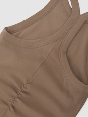 Reiss Taupe Neutral Lolana Vest - Image 6 of 6