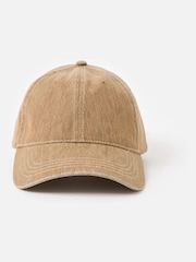 Oliver Bonas Brown Mocha Bow Cap Hat - Image 1 of 4