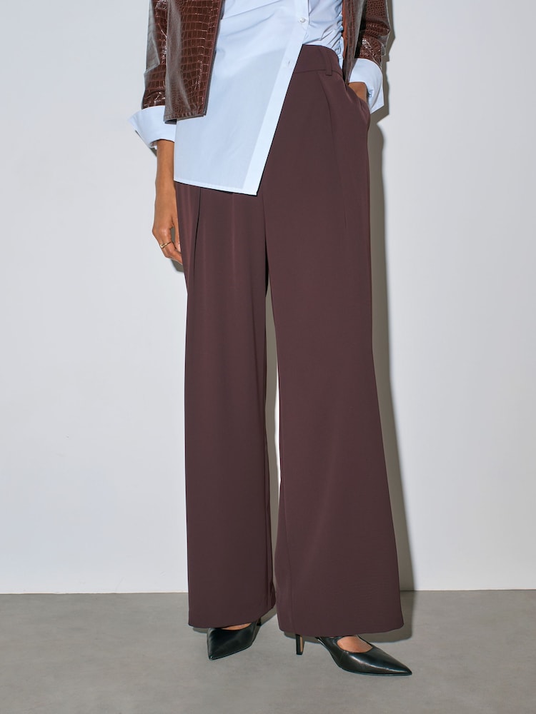 Port Elastic Back Wide Leg Trousers - Image 2 of 8