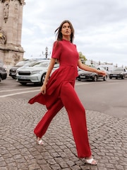 Lipsy Drape Peplum īspiedurkņu kombinezons - Attēls 1 no 6