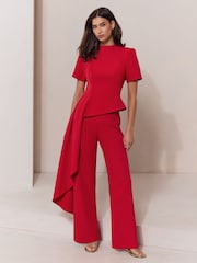 Lipsy Drape Peplum īspiedurkņu kombinezons - Attēls 3 no 6