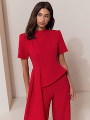 Lipsy Drape Peplum īspiedurkņu kombinezons - Attēls 5 no 6