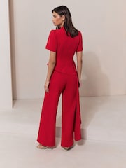 Lipsy Drape Peplum īspiedurkņu kombinezons - Attēls 6 no 6