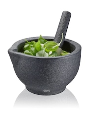 GEFU Black Or Silver GRINO Mortar - Image 1 of 2