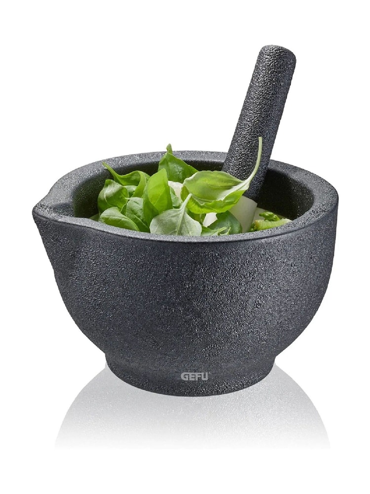 GEFU Black Or Silver GRINO Mortar - Image 1 of 2