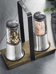 GEFU Black Or Silver X-plosion® Salt And Pepper Mill Set - Image 2 of 2