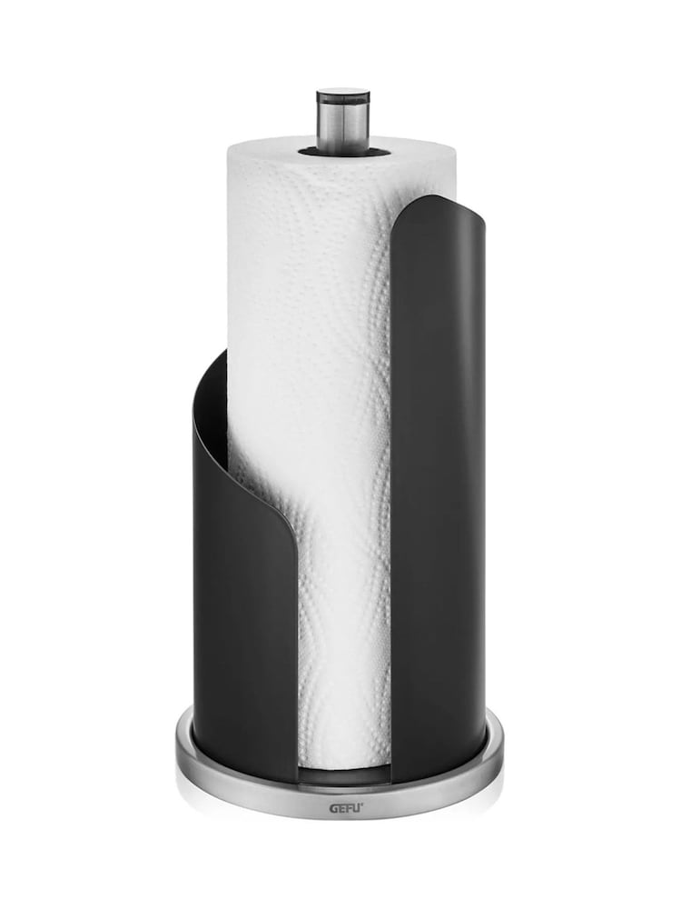 GEFU Black Or Silver Curve Kitchen Roll Holder - Image 1 of 6 GEFU Black Or Silver Curve Kitchen Roll Holder - Image 1 of 6