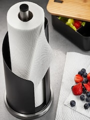 GEFU Black Or Silver Curve Kitchen Roll Holder - Image 2 of 6