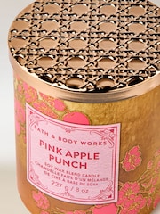 Bath & Body Works Pink Apple Punch Single Wick Candle 227g - Image 2 of 2