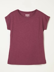 FatFace Ivy Dark Purple T-Shirt - Image 6 of 6