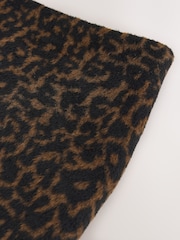 Negro/Marrón - Leopard Print Mini Skirt - Imagen 3 de 3