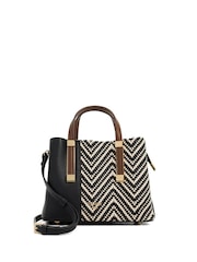 Schwarz/Cream - Dune London Dinkydorry Tote-Bag - Bild 1 von 5
