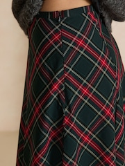Red/Green Check Midi Skirt - Image 5 of 8
