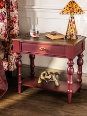 Rockett St George Brick Red Emporium Side Table - Image 1 of 9