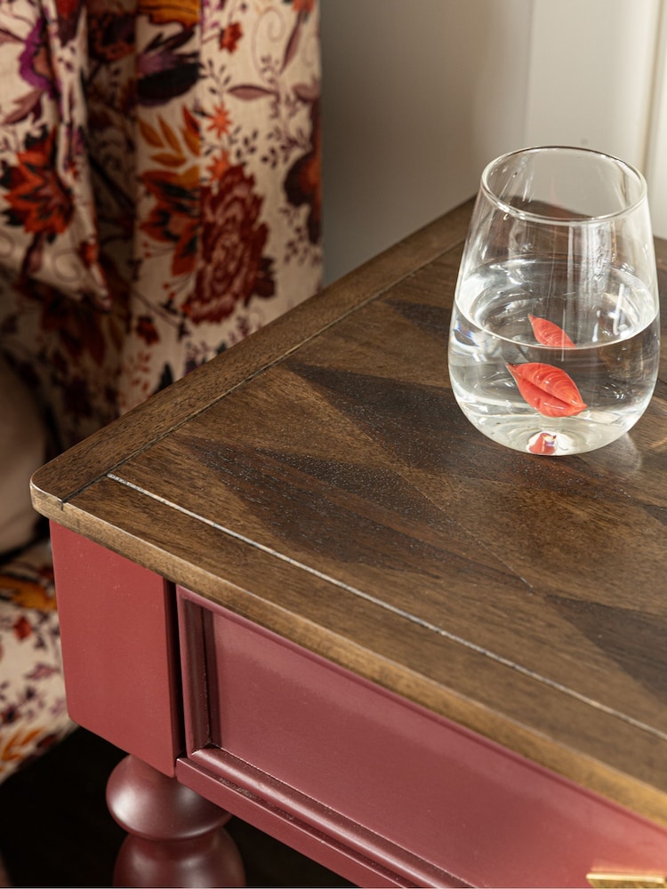 Rockett St George Brick Red Emporium Side Table - Image 2 of 9