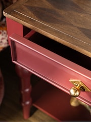Rockett St George Brick Red Emporium Side Table - Image 5 of 9