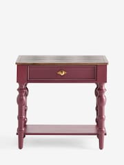Rockett St George Brick Red Emporium Side Table - Image 6 of 9
