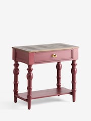 Rockett St George Brick Red Emporium Side Table - Image 7 of 9