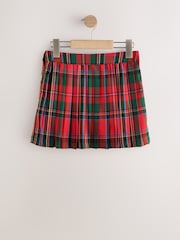 Red/ Green Check Pleated Kilt Skirt (3-16yrs) - Image 7 of 9