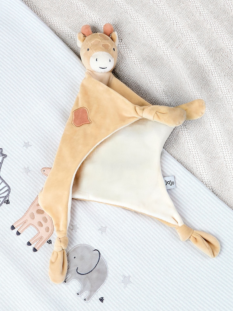 JoJo Maman Bébé Giraffe Plush Giraffe Baby Comforter - Image 1 of 3