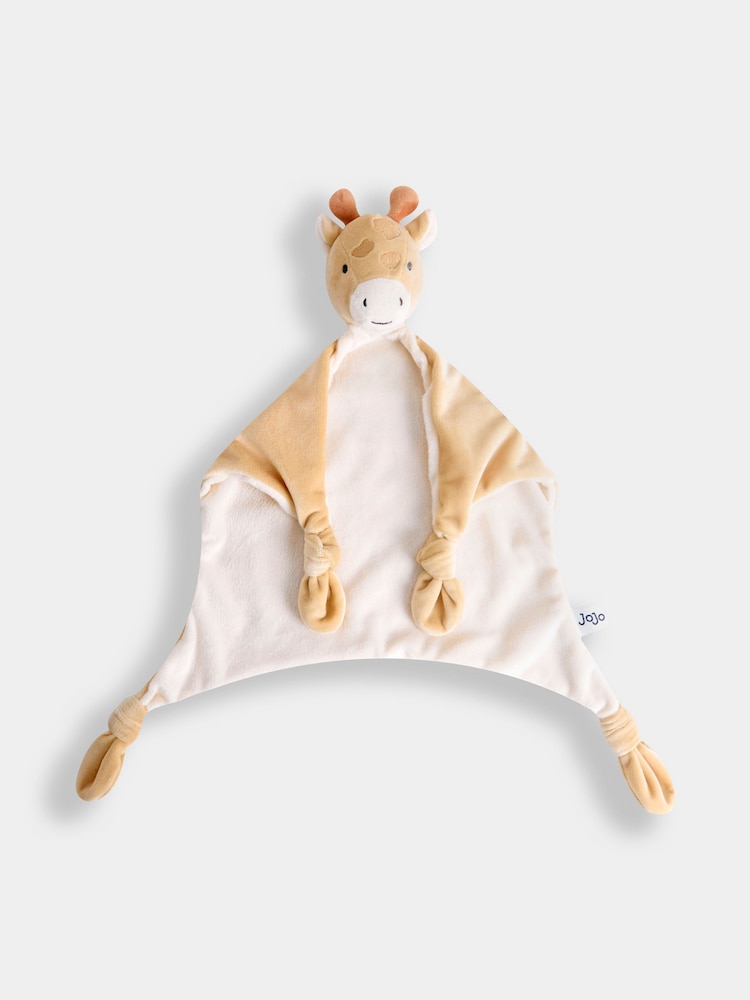 JoJo Maman Bébé Giraffe Plush Giraffe Baby Comforter - Image 2 of 3