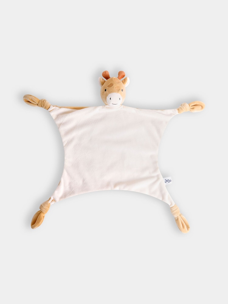 JoJo Maman Bébé Giraffe Plush Giraffe Baby Comforter - Image 3 of 3