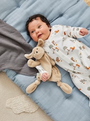 JoJo Maman Bébé Cream Dog Comforter - Image 1 of 3