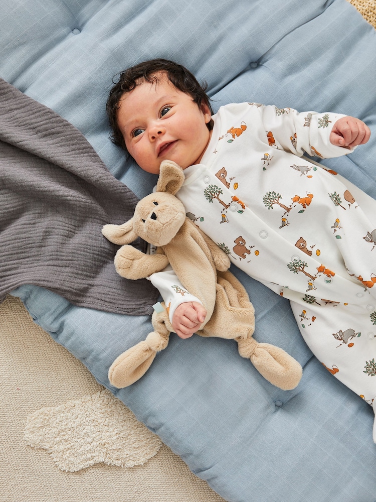 JoJo Maman Bébé Cream Dog Comforter - Image 1 of 3
