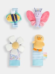 JoJo Maman Bébé Down by the River Wrist And Ankle Rattle Set - Image 1 of 2