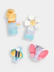 JoJo Maman Bébé Down by the River Wrist And Ankle Rattle Set - Image 2 of 2
