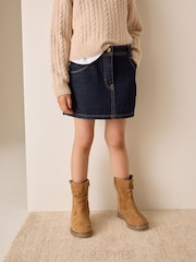 Dark Wash Denim Skirt (3-16yrs) - Image 1 of 3