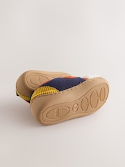 Neutral Colourblock Touch Fastening Cupsole Slippers - Image 3 of 5