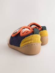 Neutral Colourblock Touch Fastening Cupsole Slippers - Image 4 of 5