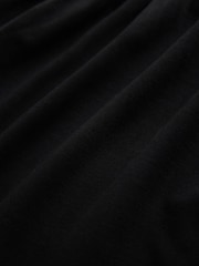 Black Jersey Mini Shirred Dress - Image 7 of 7