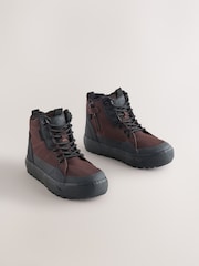 Chocolate Brown Standard Fit (F) Skate Cleat High Top Boots - Image 1 of 5