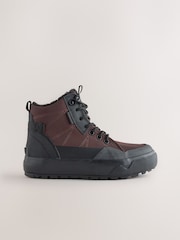 Chocolate Brown Standard Fit (F) Skate Cleat High Top Boots - Image 2 of 5