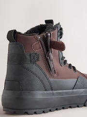Chocolate Brown Standard Fit (F) Skate Cleat High Top Boots - Image 3 of 5