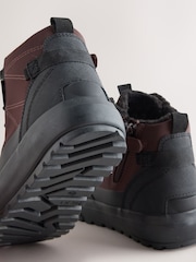 Chocolate Brown Standard Fit (F) Skate Cleat High Top Boots - Image 4 of 5