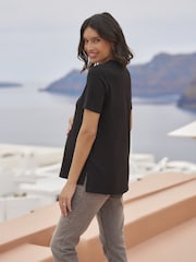 Seraphine White/Black Maternity Jersey T-Shirts 2 Pack - Image 1 of 5