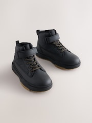 Black Thinsulate Lined Waterproof High Top Boots - Image 1 of 5