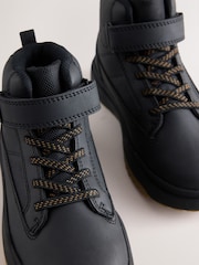 Black Thinsulate Lined Waterproof High Top Boots - Image 3 of 5