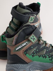 卡其绿色 - Minecraft Waterproof Elastic Lace Hiker Boots - 图片5 / 6