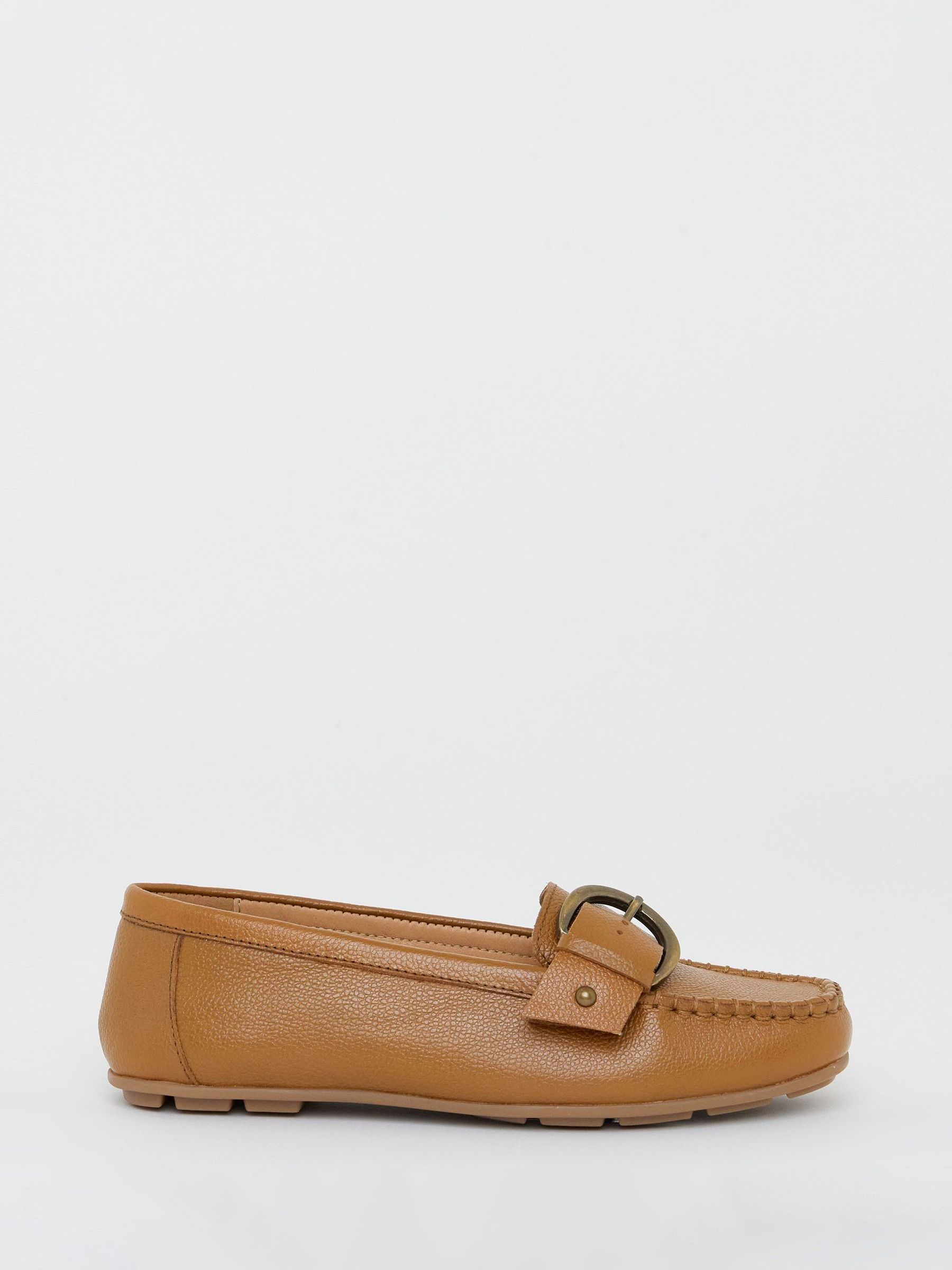 Buy JD Williams Nude Wide Fit Leather Driving Moccasins from Next USA